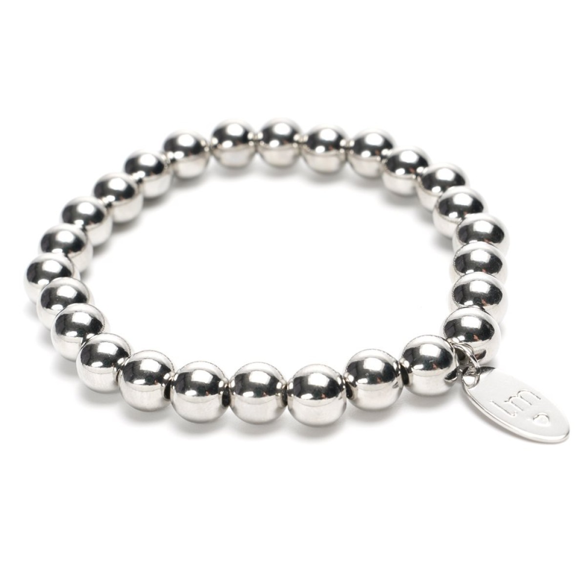 Lizzy Mae Stainless Steel armband Zilver 8mm