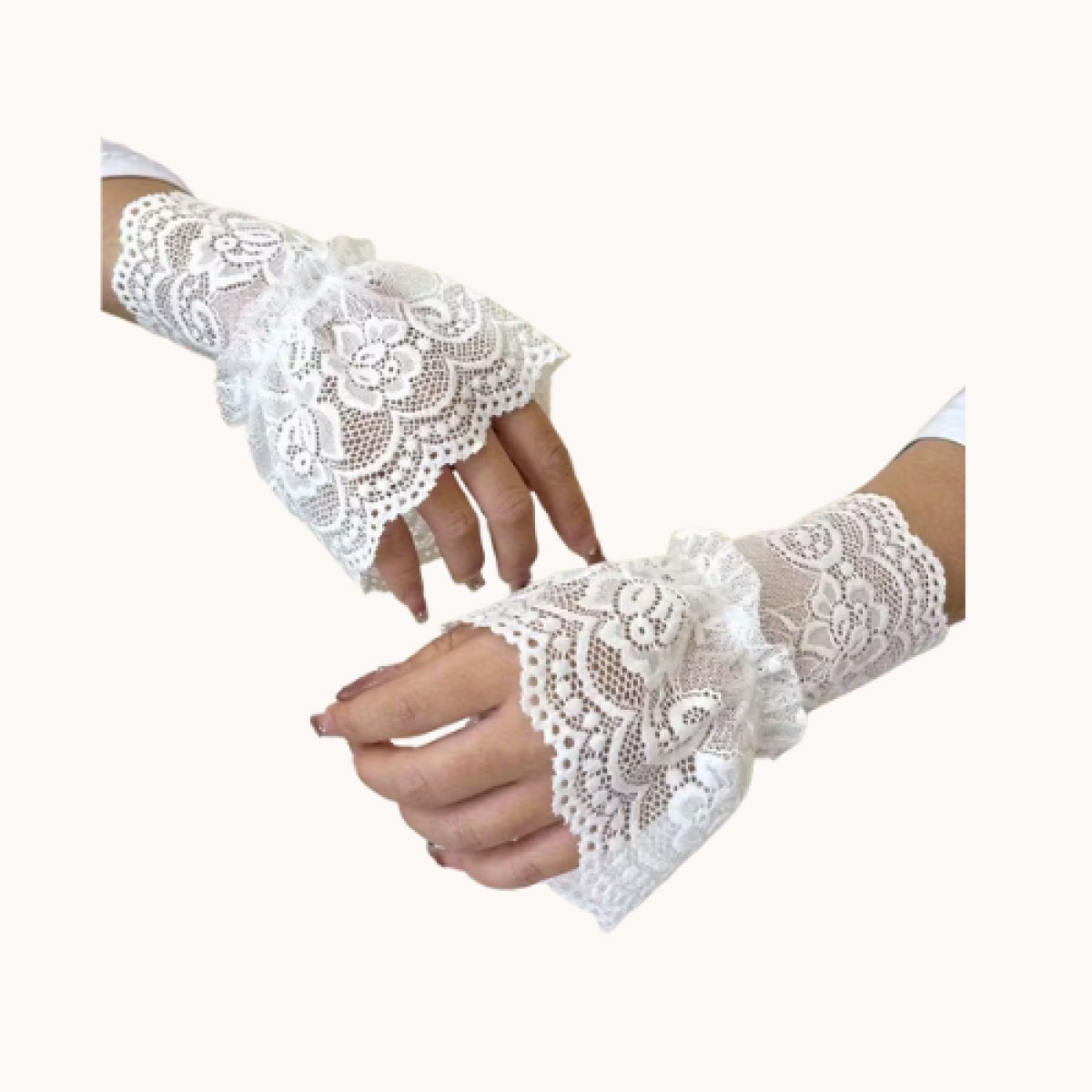 Losse Mouwtjes / Machetten - Romance Wit