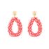 Oorbellen Crystal Drop - Watermelon