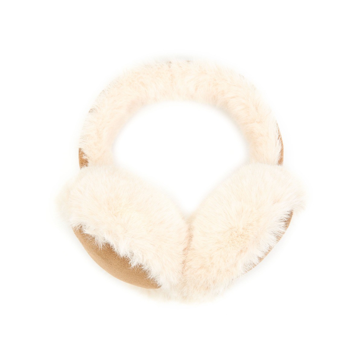 oorwarmers fluffy beige