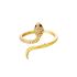 ring serpent zirkonia goud