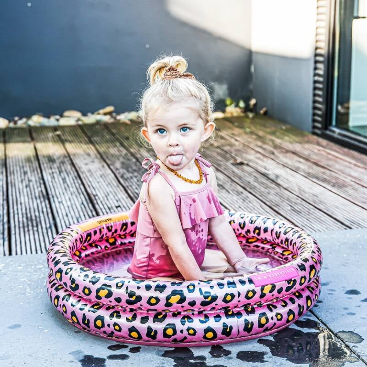 swim essentials baby zwembad panter ros 60 cm